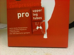 O-motion compression upper leg tubes