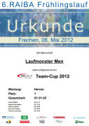 Ergebnis Frechen 2012 Mannschaft