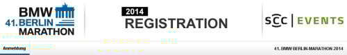 Berlinmarathon Registration 2014
